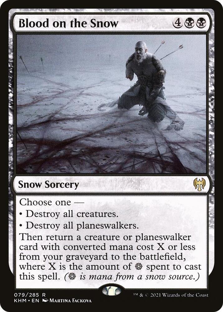 Blood on the Snow 79 Kaldheim MTG R NM