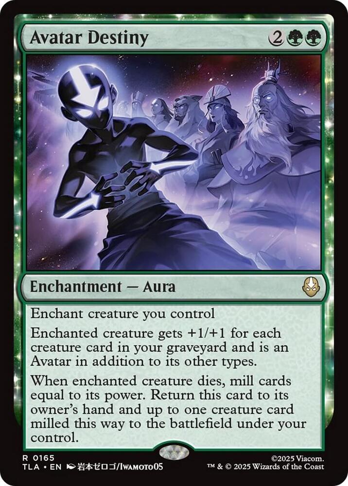 Avatar Destiny 165 Avatar: The Last Airbender MTG R NM