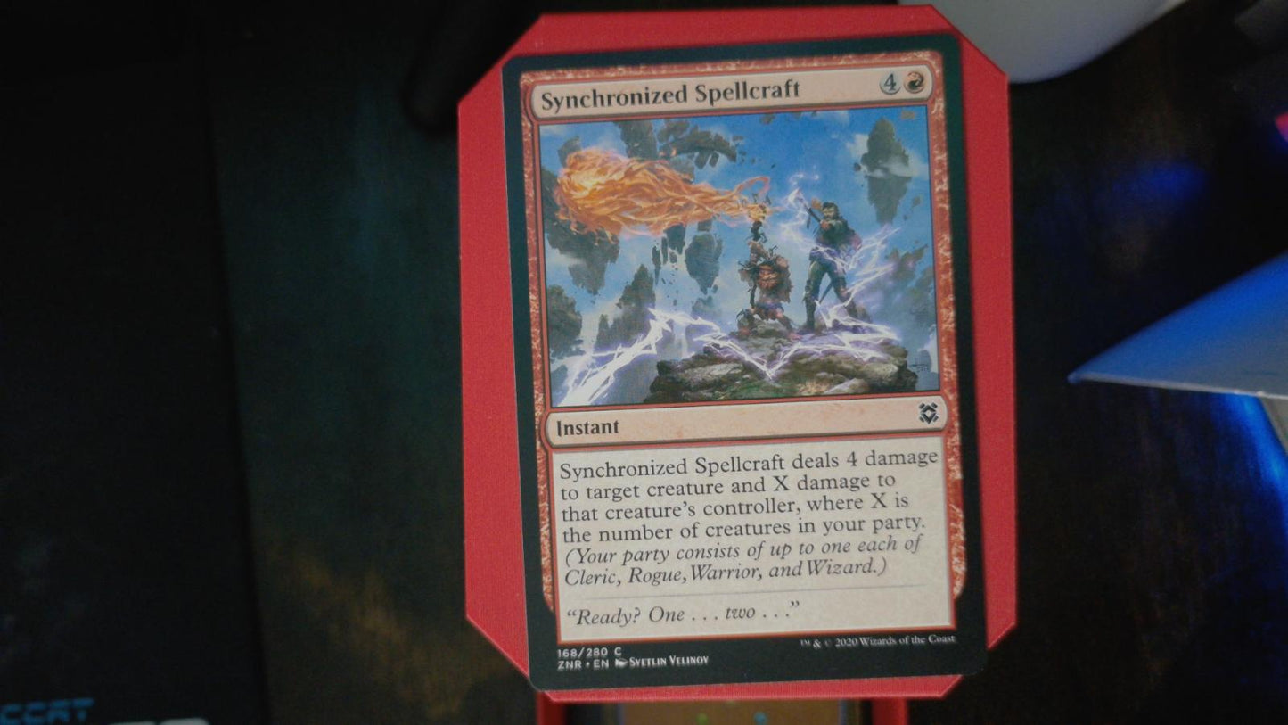 Synchronized Spellcraft 168 Zendikar Rising MTG C NM
