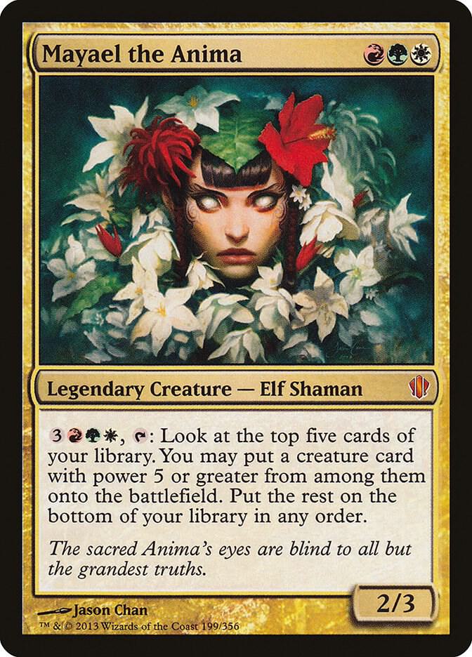 Mayael the Anima 199 Commander 2013 MTG Mythic NM