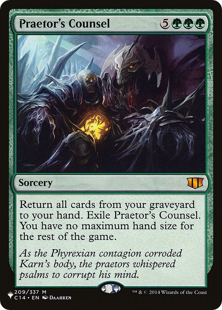 Praetor's Counsel 209/337 The List Reprints MTG Mythic NM