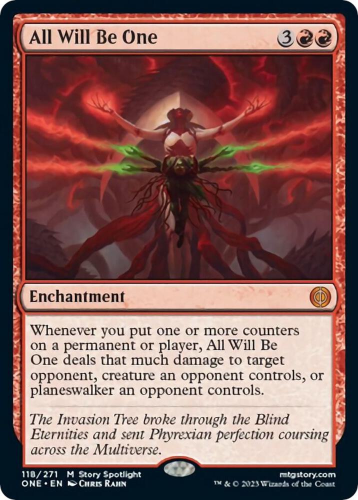 All Will Be One 118 Phyrexia: All Will Be One MTG Mythic NM