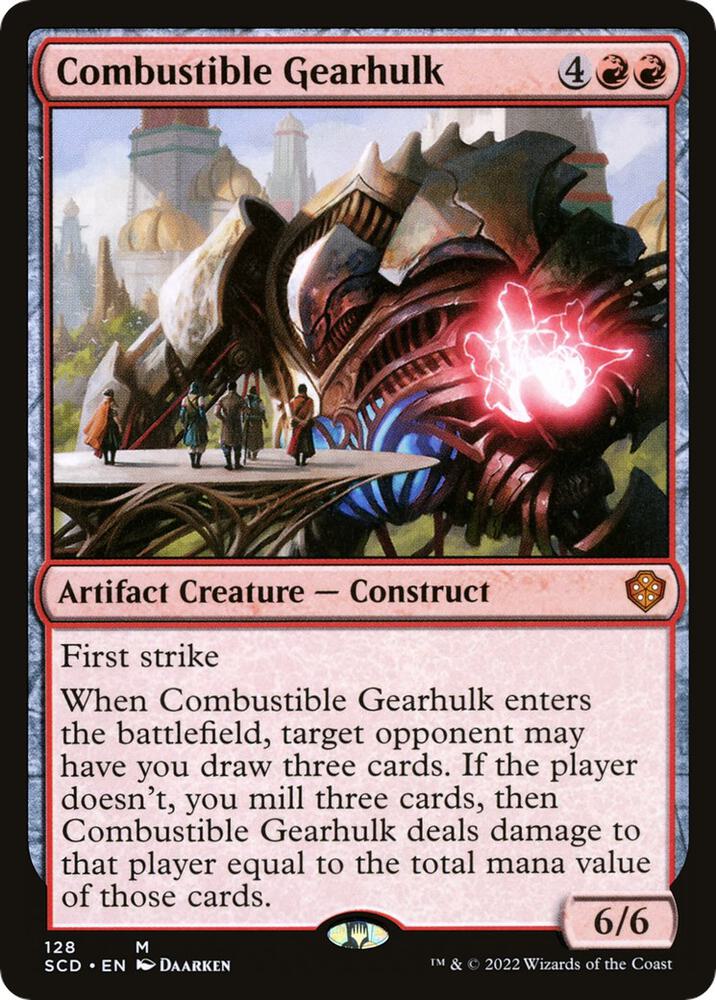 Combustible Gearhulk 128 Starter Commander Decks MTG Mythic NM