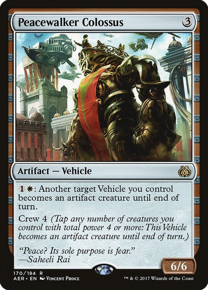 Peacewalker Colossus 170 Aether Revolt MTG R LP