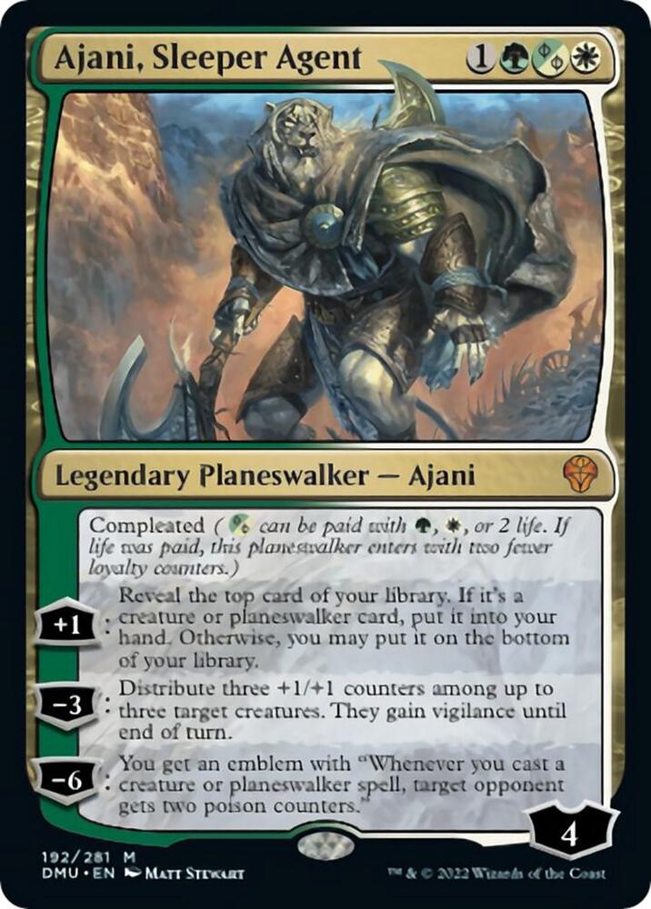Ajani, Sleeper Agent 192 Dominaria United MTG Mythic NM