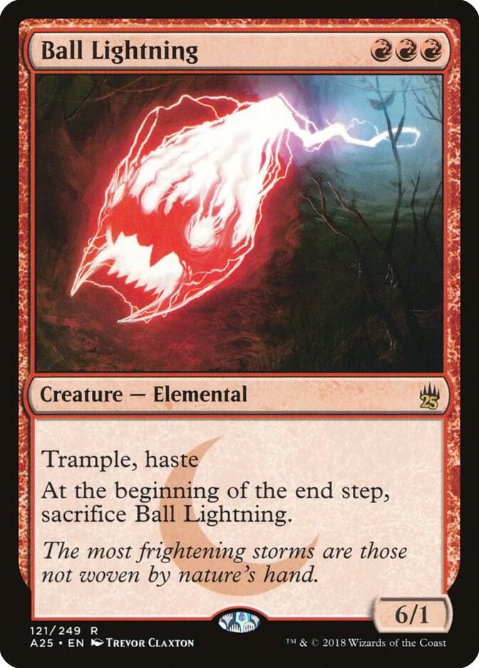 Ball Lightning 121 Masters 25 MTG R NM