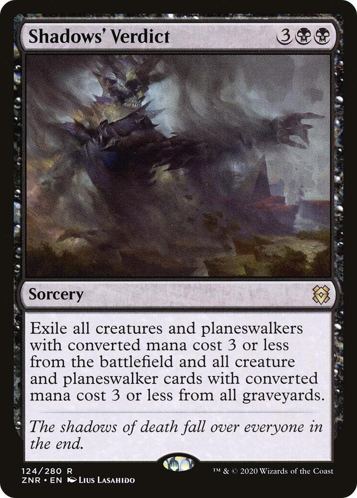 Shadows' Verdict 124 Zendikar Rising MTG R NM