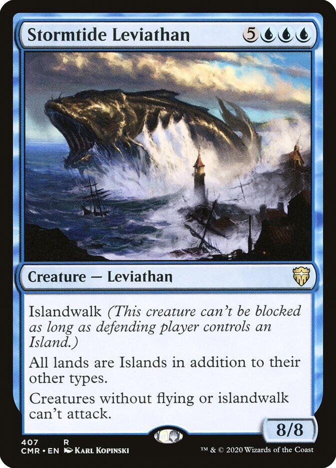 Stormtide Leviathan 407 Commander Legends MTG R NM