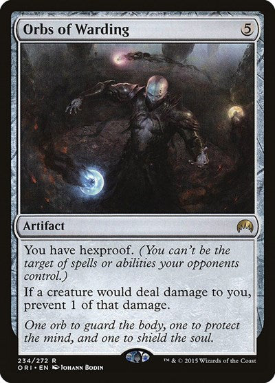 Orbs of Warding - Magic Origins (#234, Rare) - Moderately Played