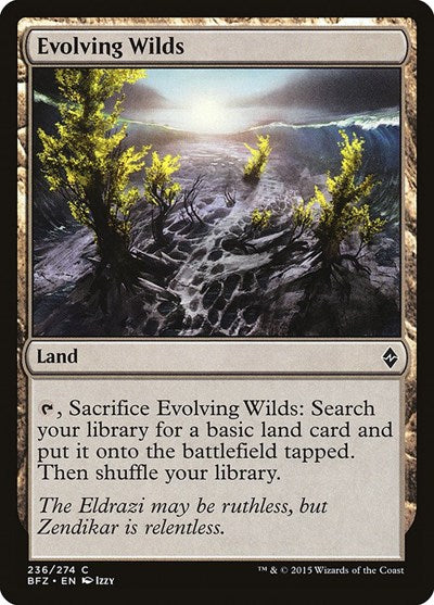 Evolving Wilds - Battle for Zendikar (#236, Common) - Near Mint