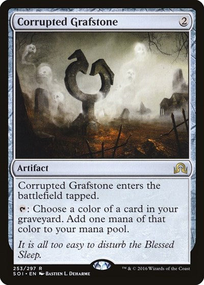 Corrupted Grafstone - Shadows over Innistrad (#253, Rare) - Near Mint