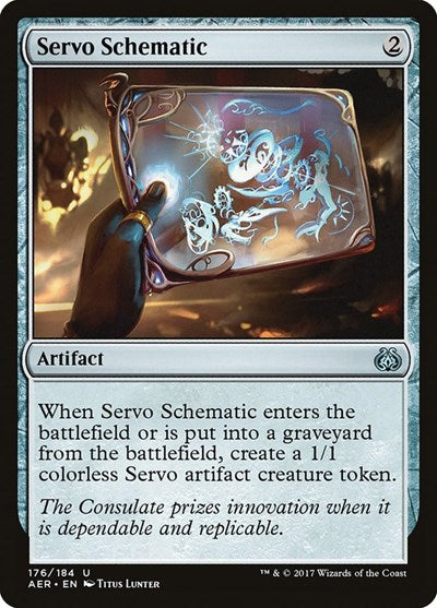 Servo Schematic - Aether Revolt (#176, Uncommon) - Near Mint