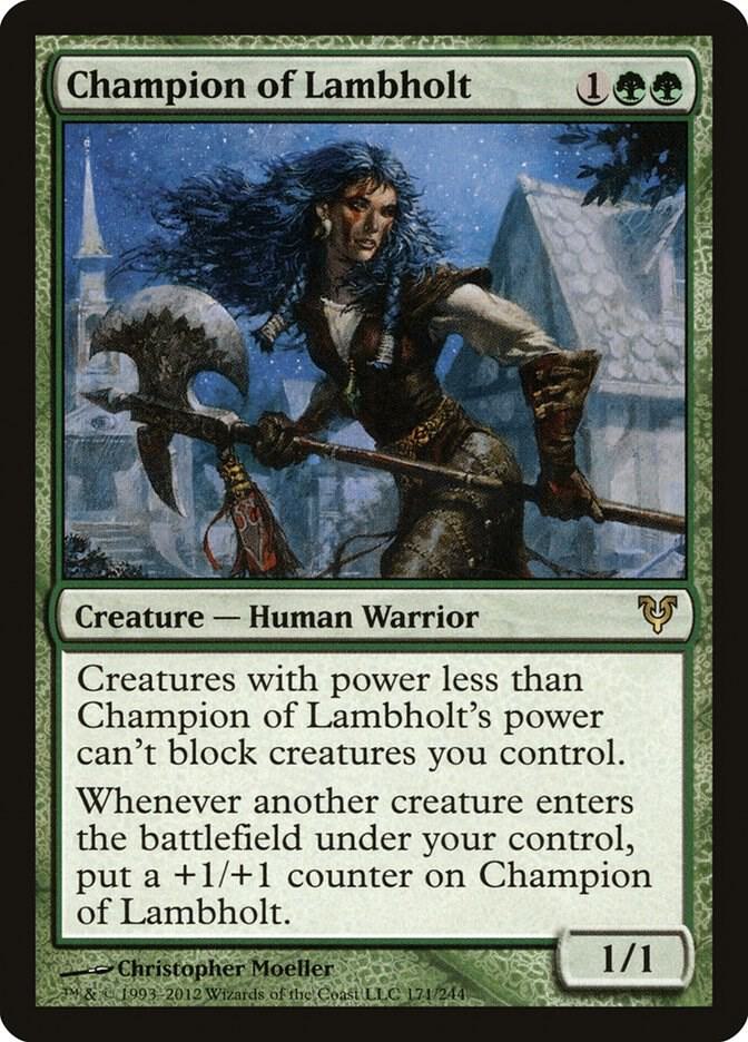 Champion of Lambholt 171 Avacyn Restored MTG R LP