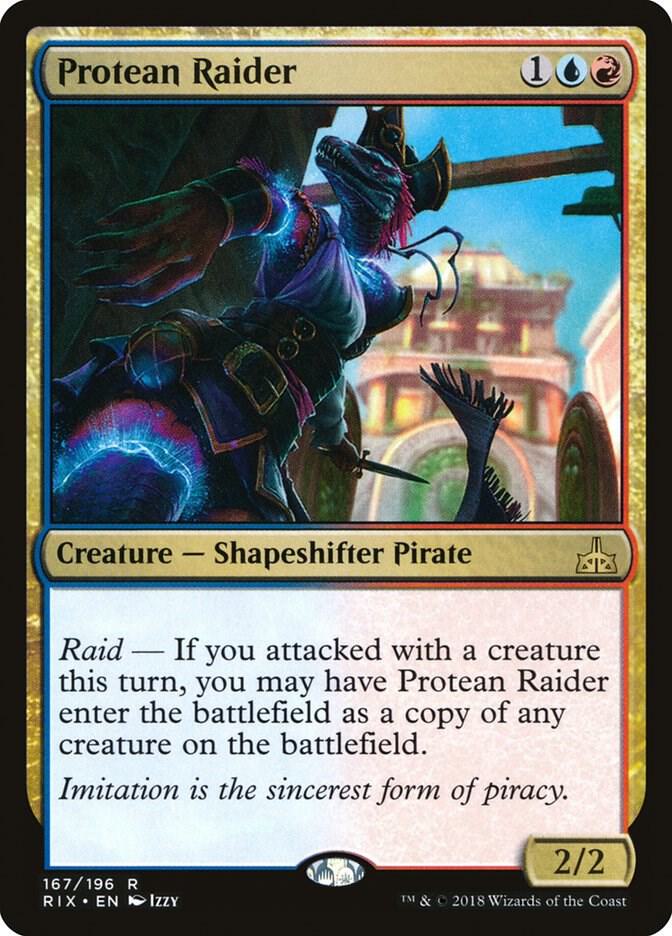 Protean Raider 167 Rivals of Ixalan MTG R LP