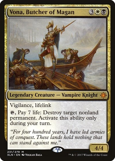 Vona Butcher of Magan - Ixalan (#231, Mythic Rare) - Near Mint