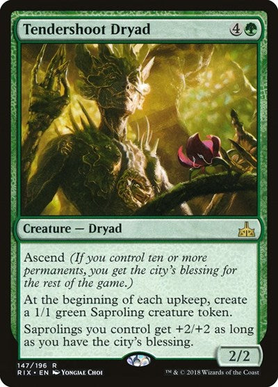 Tendershoot Dryad - Rivals of Ixalan (#147, Rare) - Near Mint