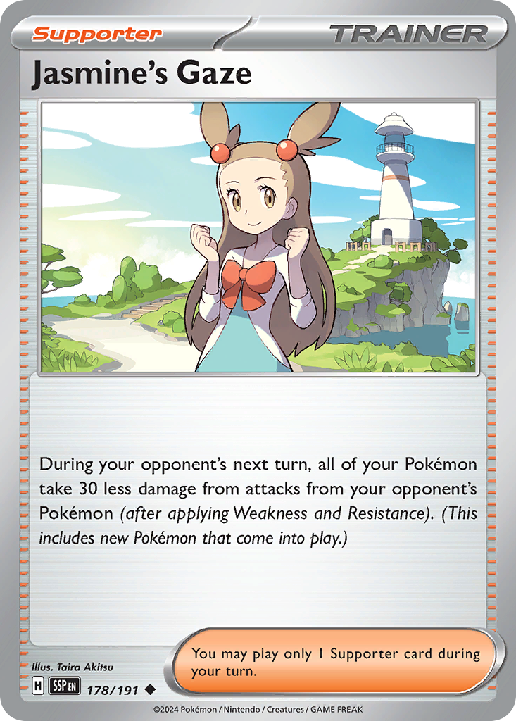 Jasmine's Gaze 178/191 Surging Sparks Pokemon UC NM