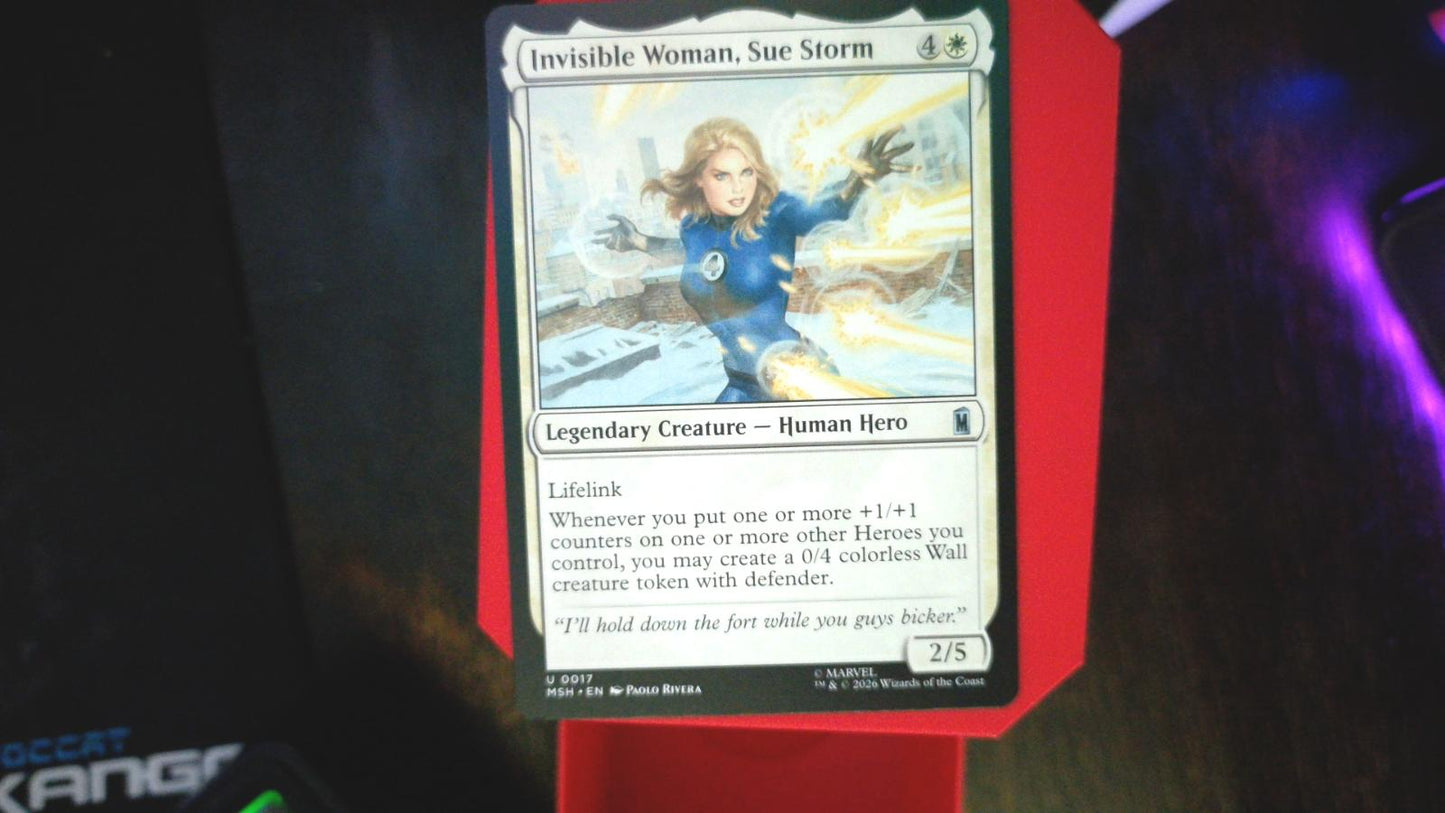 Invisible Woman, Sue Storm 17 Marvel Super Heroes MTG UC NM