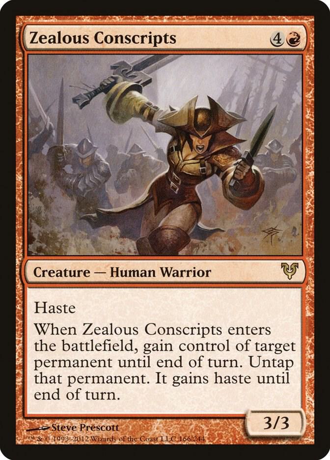 Zealous Conscripts 166 Avacyn Restored MTG R NM