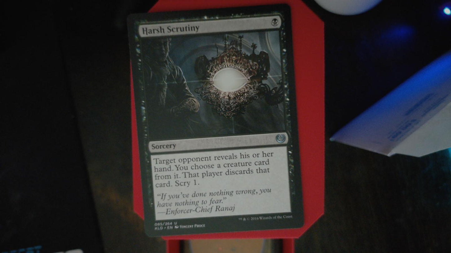 Harsh Scrutiny 85 Kaladesh MTG UC LP