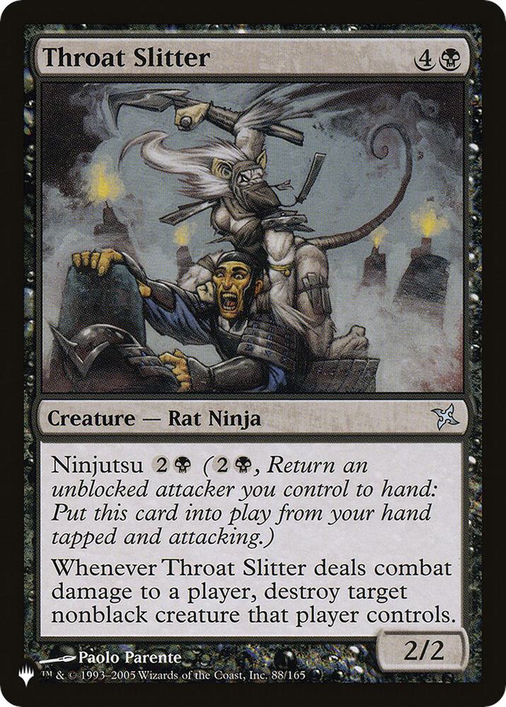 Throat Slitter 88/165 The List Reprints MTG UC NM