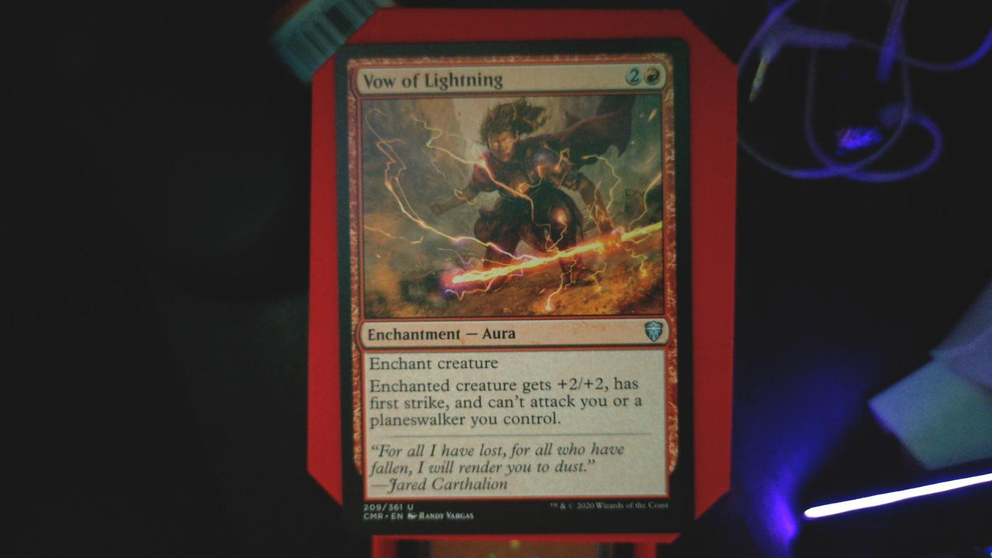 Vow of Lightning 30 Explorers of Ixalan MTG UC NM