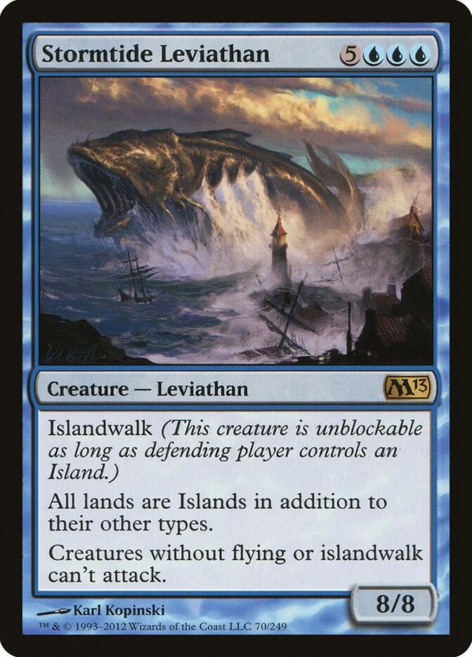 Stormtide Leviathan 70 Magic 2013 (M13) MTG R NM