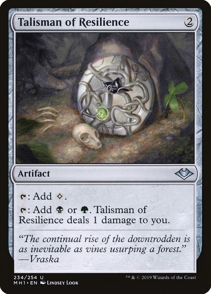 Talisman of Resilience 234 Modern Horizons MTG UC NM