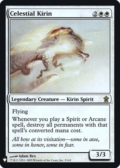 Celestial Kirin - The List Reprints (#3, Rare) - Lightly Played