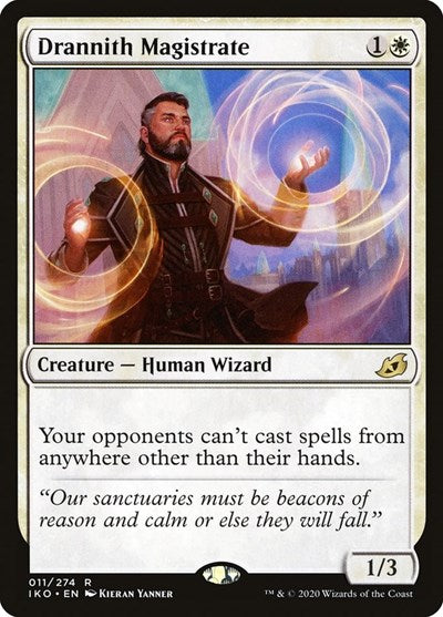 Drannith Magistrate - Ikoria: Lair of Behemoths (#11, Rare) - Near Mint