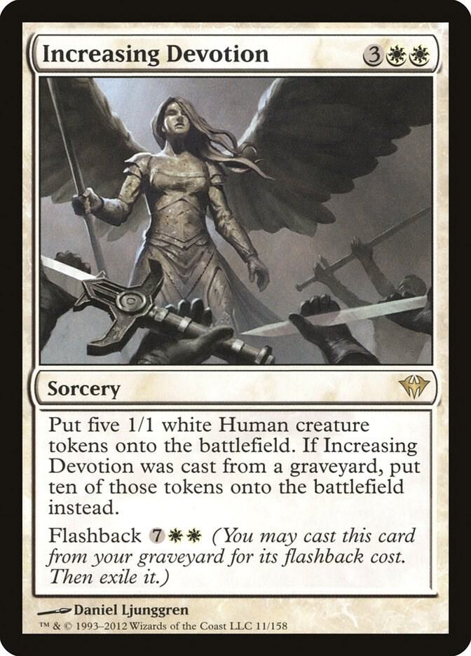 Increasing Devotion 11 Dark Ascension MTG R Foil NM