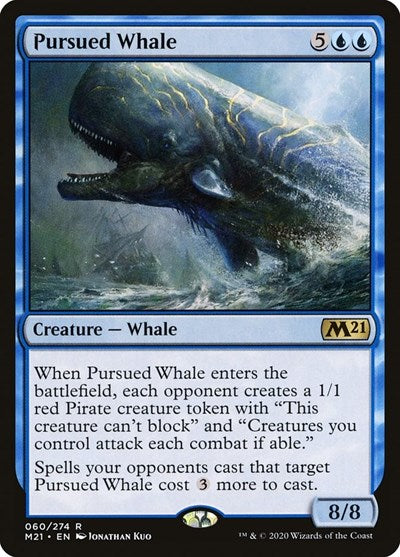 Pursued Whale - Core Set 2021 (#60, Rare) - Near Mint