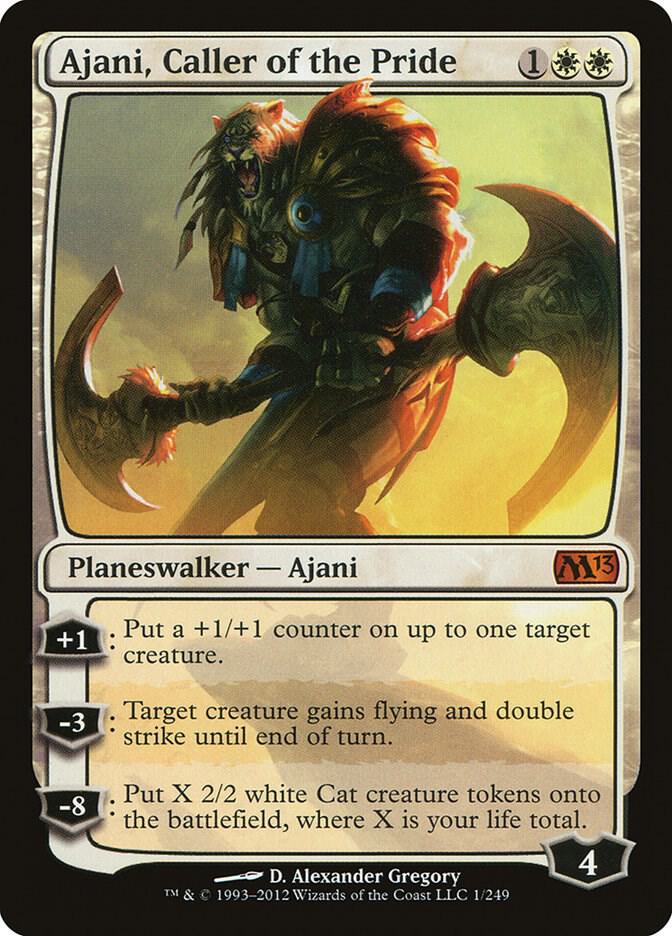 Ajani, Caller of the Pride 1 Magic 2013 (M13) MTG Mythic NM