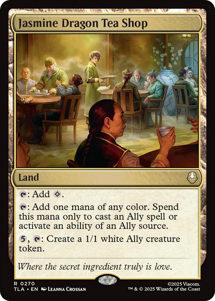 Jasmine Dragon Tea Shop 270 Avatar: The Last Airbender MTG R NM