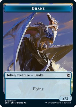 Drake Token - Zendikar Rising (#5, T) - Near Mint