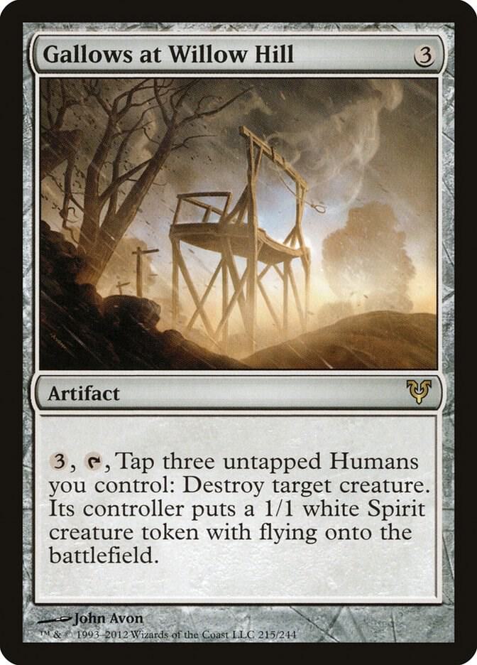 Gallows at Willow Hill 215 Avacyn Restored MTG R LP