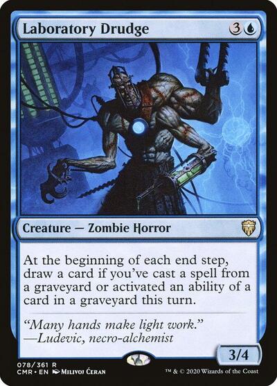 Laboratory Drudge - Commander Legends (#78, Rare) - Near Mint