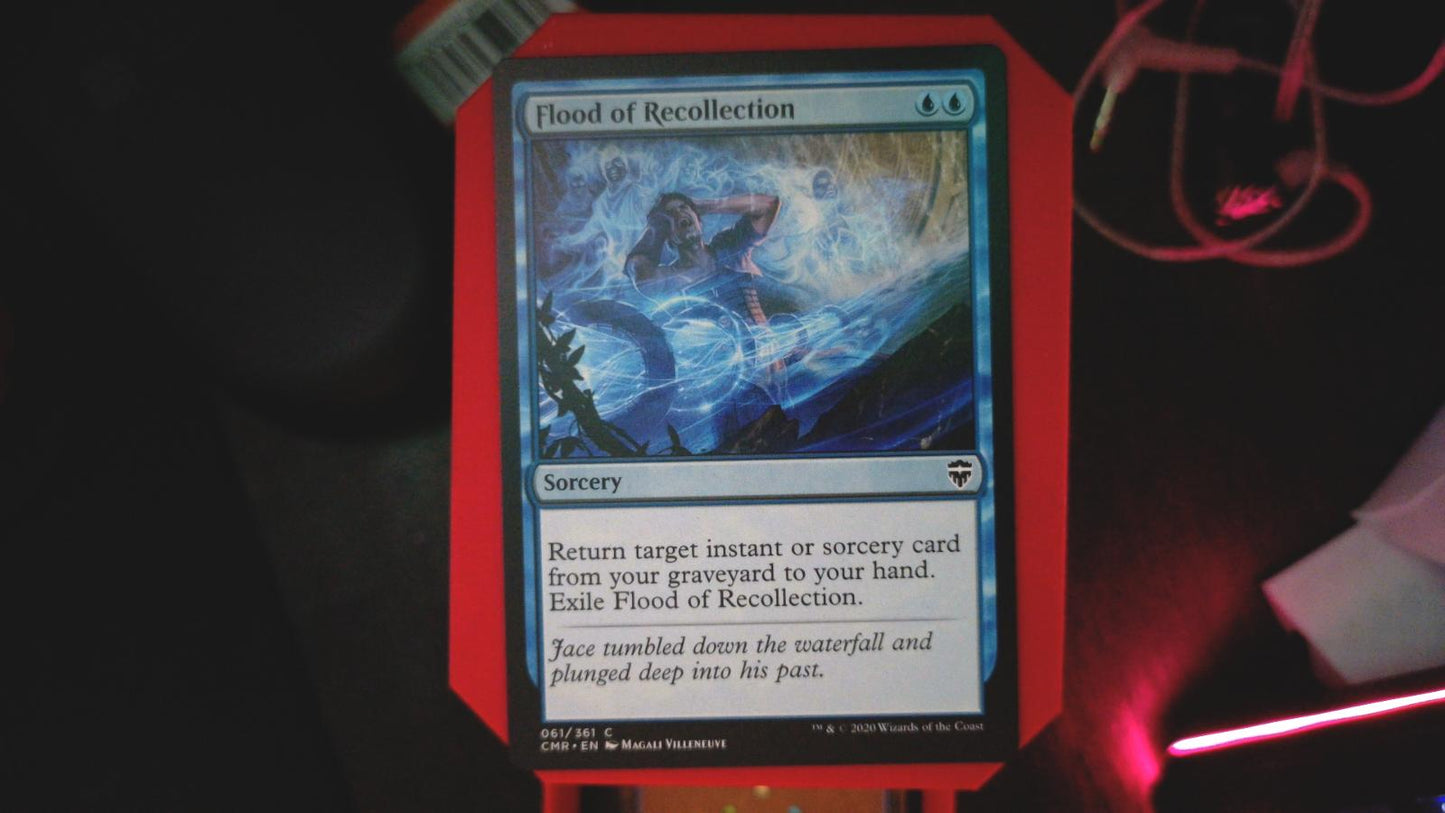 Flood of Recollection 61 Commander Legends MTG C NM