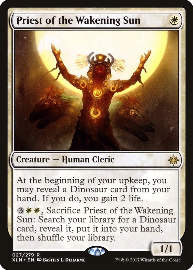 Priest of the Wakening Sun 27 Ixalan MTG R NM