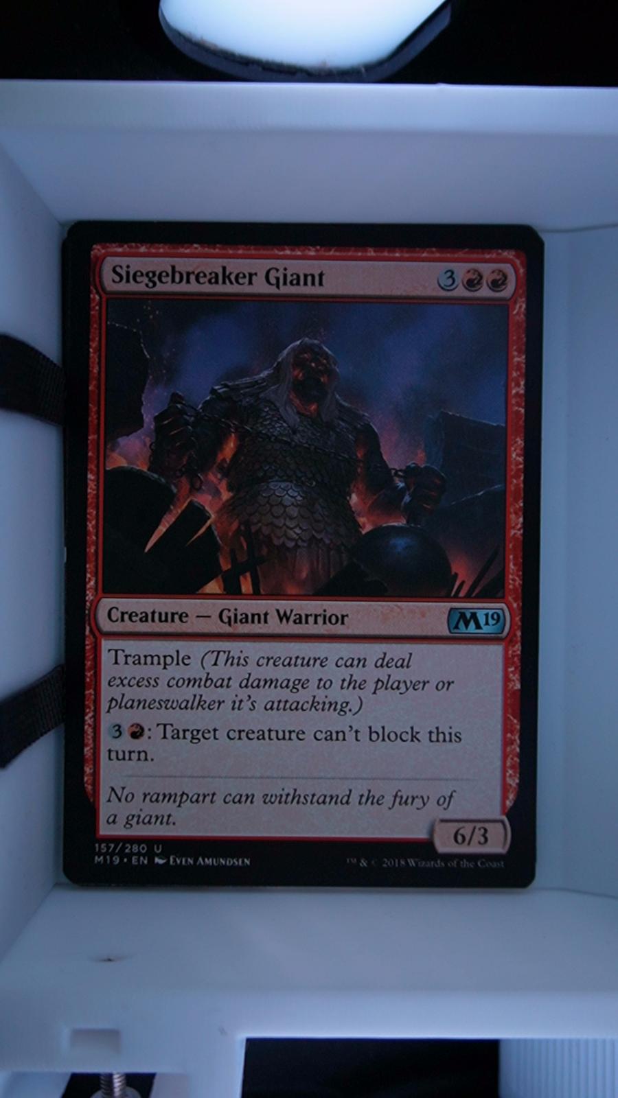 Siegebreaker Giant 157 Core Set 2019 MTG UC NM