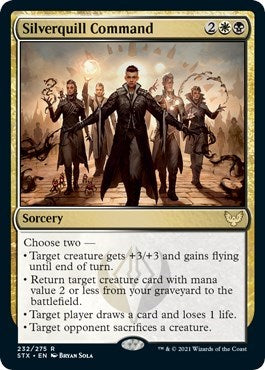 Silverquill Command - Strixhaven: School of Mages (#232, Rare) - Near Mint