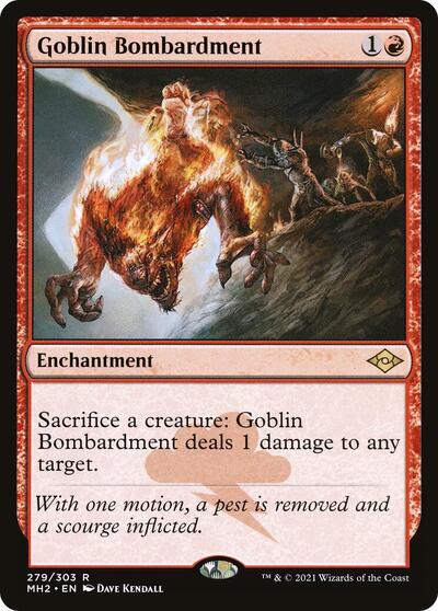 Goblin Bombardment - Modern Horizons 2 (#279, Rare) - Near Mint