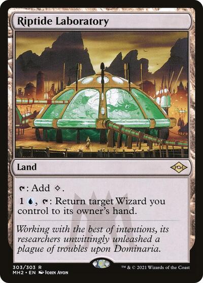 Riptide Laboratory (#303, Rare) Modern Horizons 2 Lightly Played Magic: The Gathering: