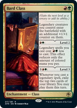 Bard Class - Adventures in the Forgotten Realms (#217, Rare)