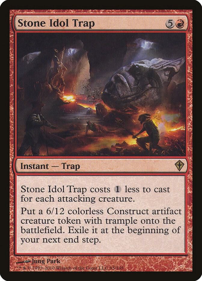 Stone Idol Trap 93 Worldwake MTG R NM