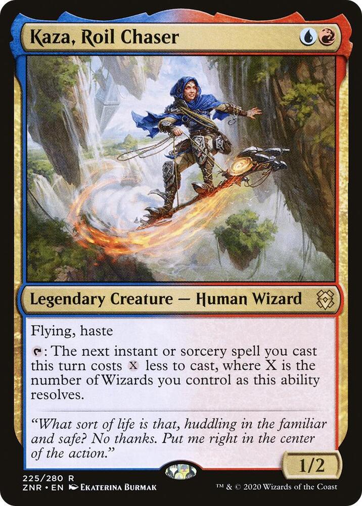 Kaza, Roil Chaser 225 Zendikar Rising MTG R NM