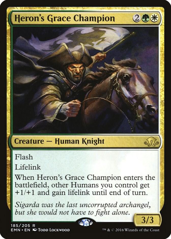 Heron's Grace Champion 185 Eldritch Moon MTG R NM