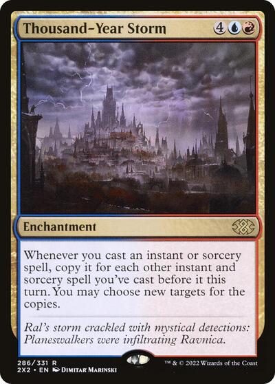 Thousand Year Storm - Double Masters 2022 (#286, Rare) - Near Mint