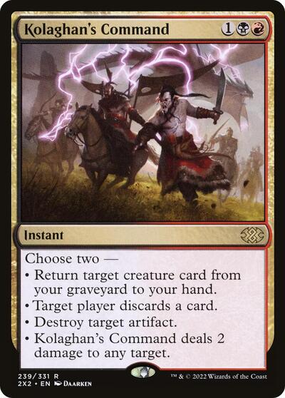 Kolaghans Command - Double Masters 2022 (#239, Rare) - Near Mint