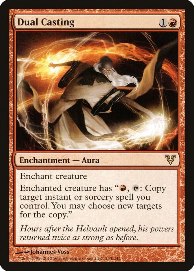 Dual Casting 133 Avacyn Restored MTG R NM